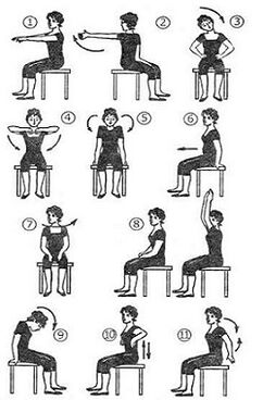 Exercises as a method of treatment for thoracic osteochondosis