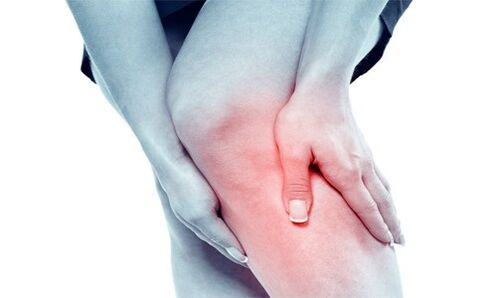 pain in the knee joint due to osteoarthritis